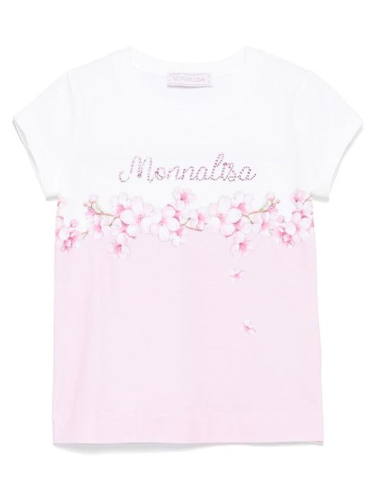 MONNALISA Floral Tshirt and Skirt