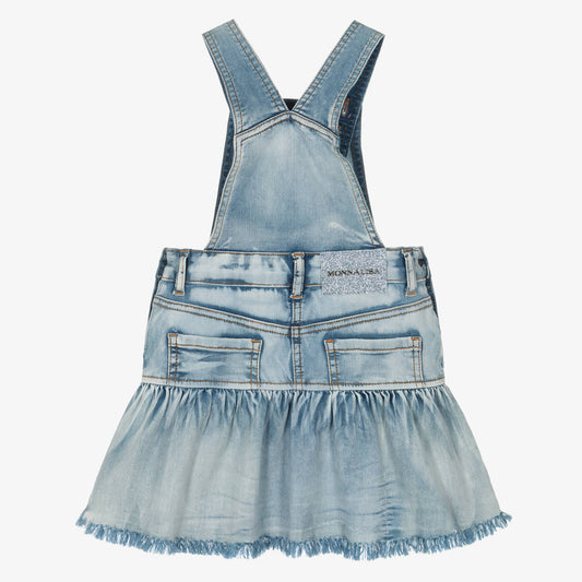 Monnalisa Lemon Denim Dress