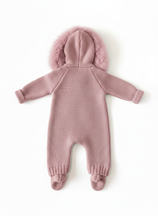 Martin Aranda Knit Fur Snowsuit
