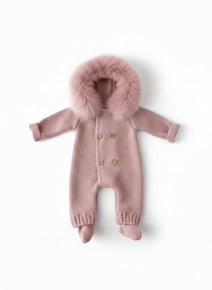 Martin Aranda Knit Fur Snowsuit
