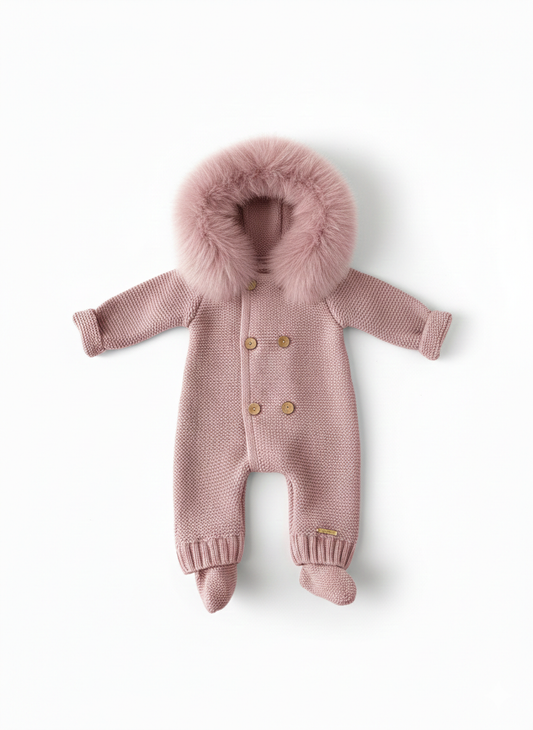 Martin Aranda Knit Fur Snowsuit