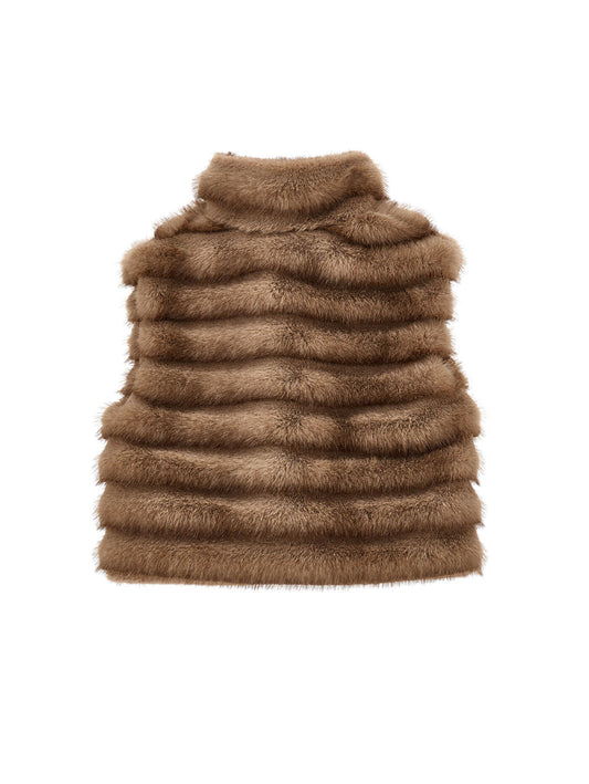 MONNALISA Faux Fur Gilet