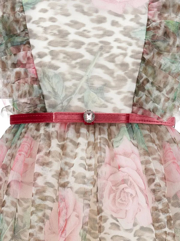 MONNALISA Tulle Dress