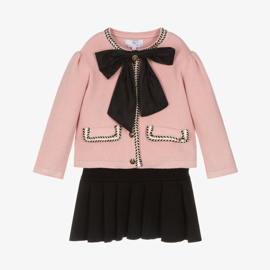 Beau Kid Pink Skirt Set