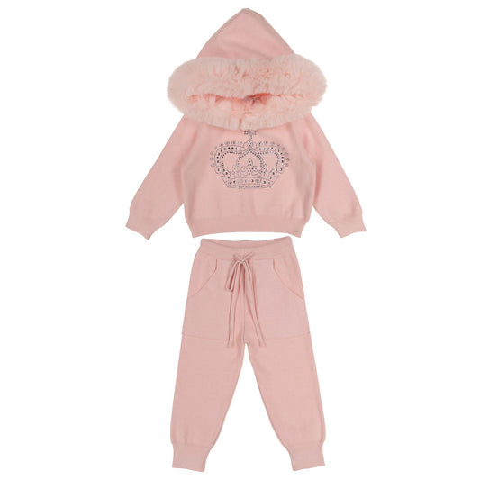 Beau Kid Pink Tracksuit