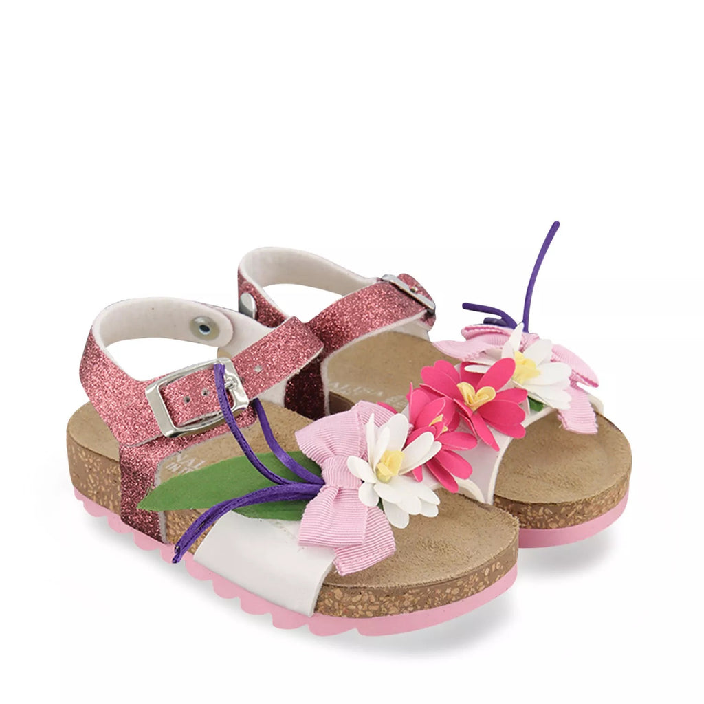 Monnalisa Floral Sandals
