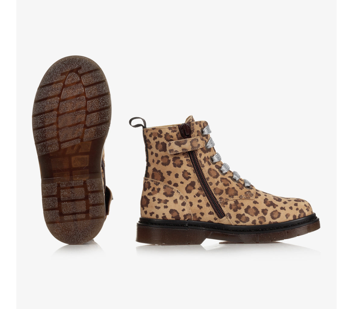 MONNALISA Cheetah Print Boots