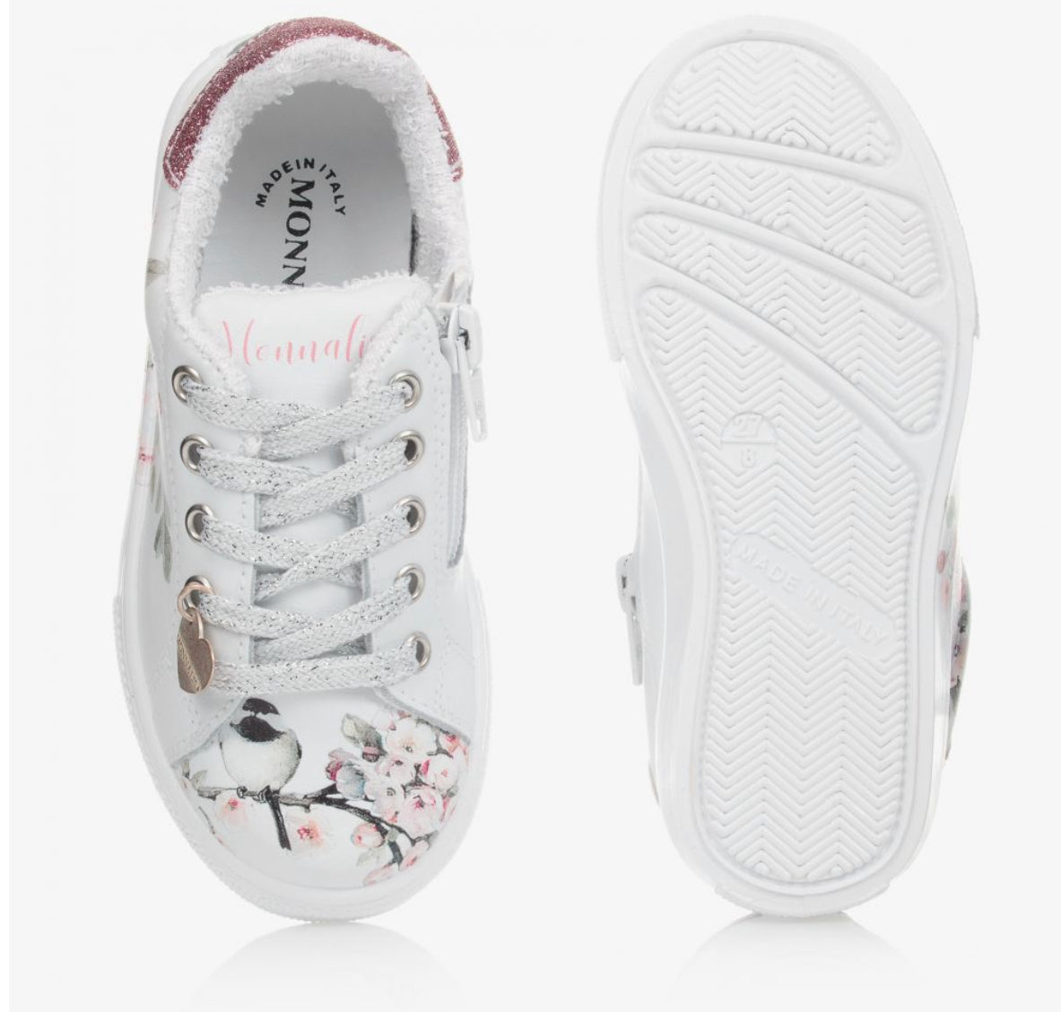 Monnalisa Floral Trainers