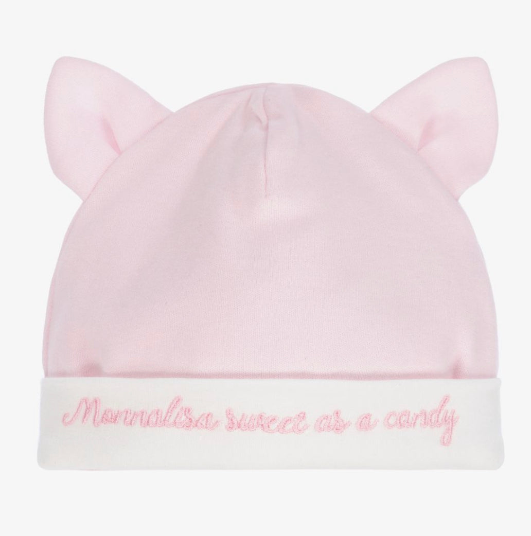 MONNALISA Pink Baby Hat