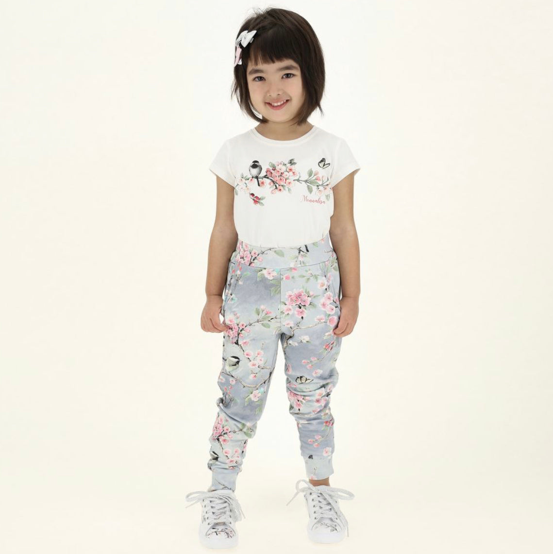 Monnalisa Floral Trainers