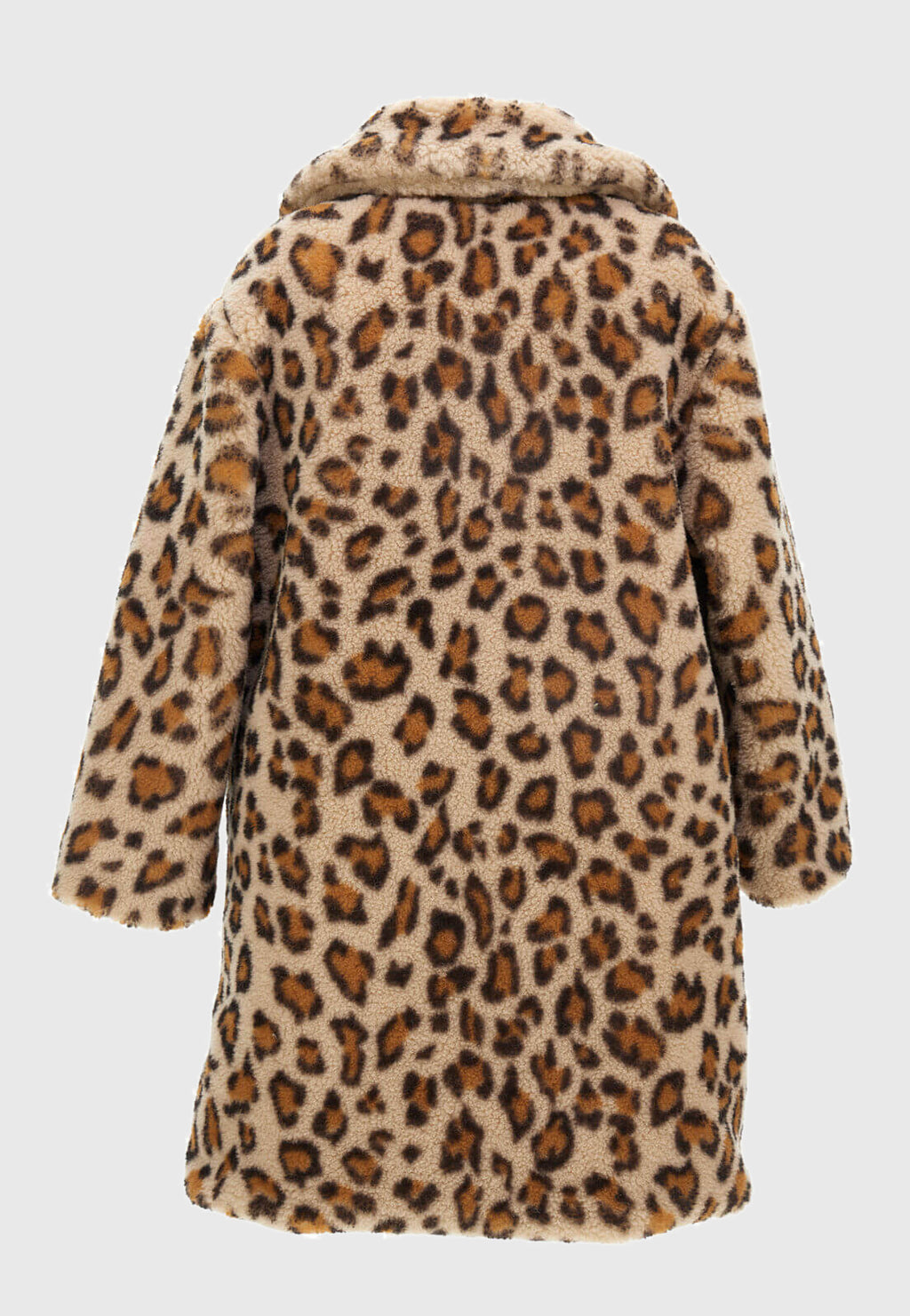 MONNALISA Cheetah Faux Fur Jacket