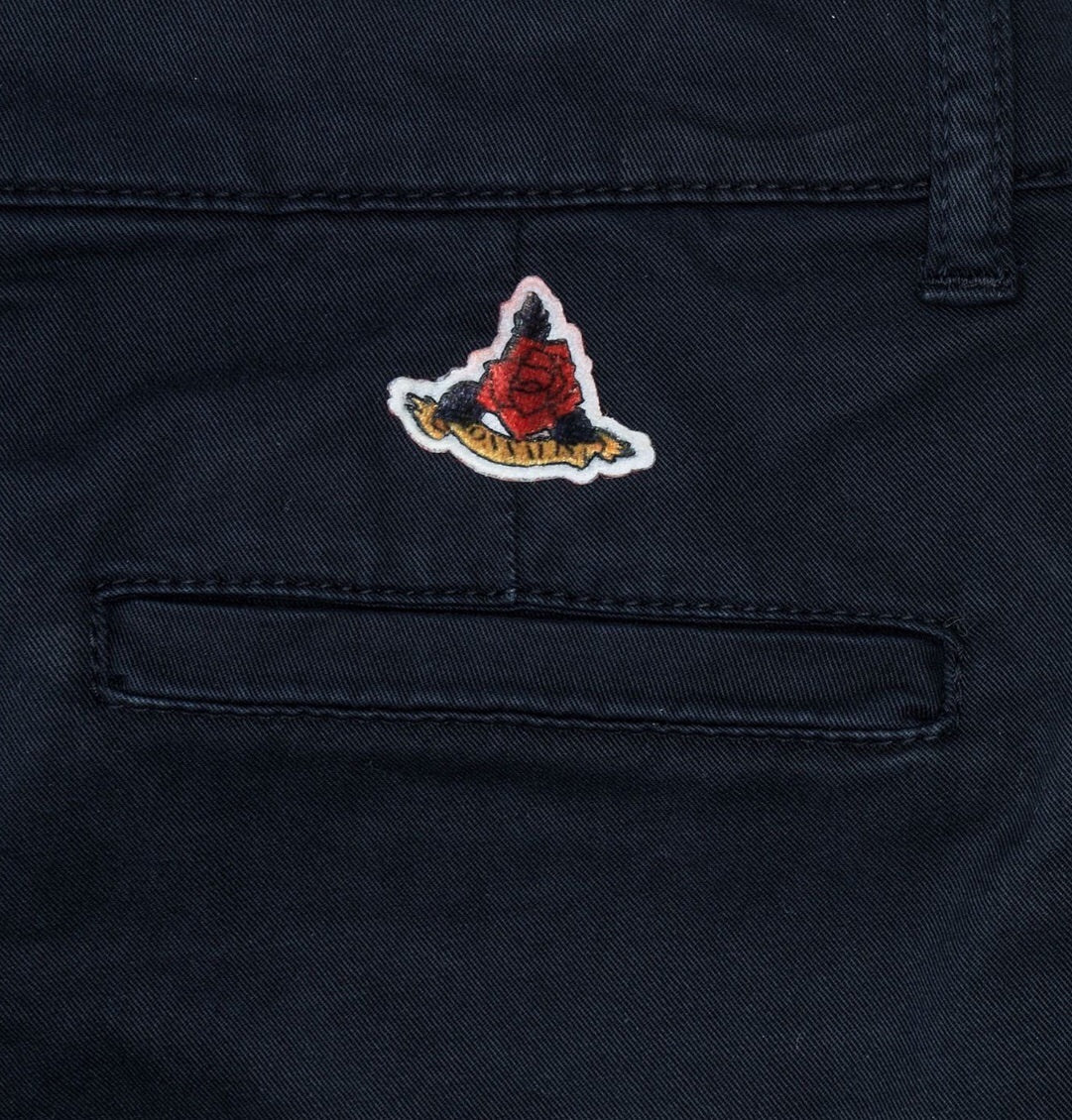 Monnalisa Baby Navy Bermuda Shorts