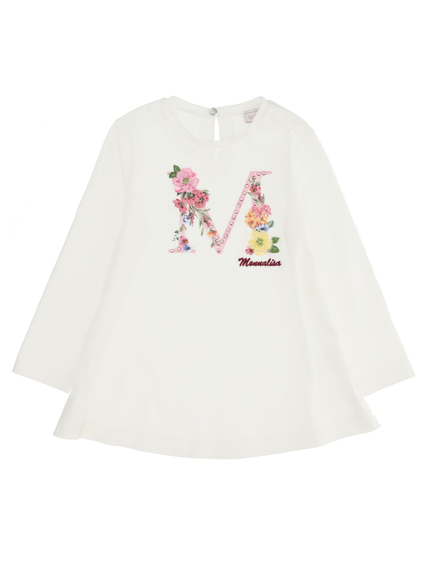 MONNALISA Floral Tunic Top and leggings set