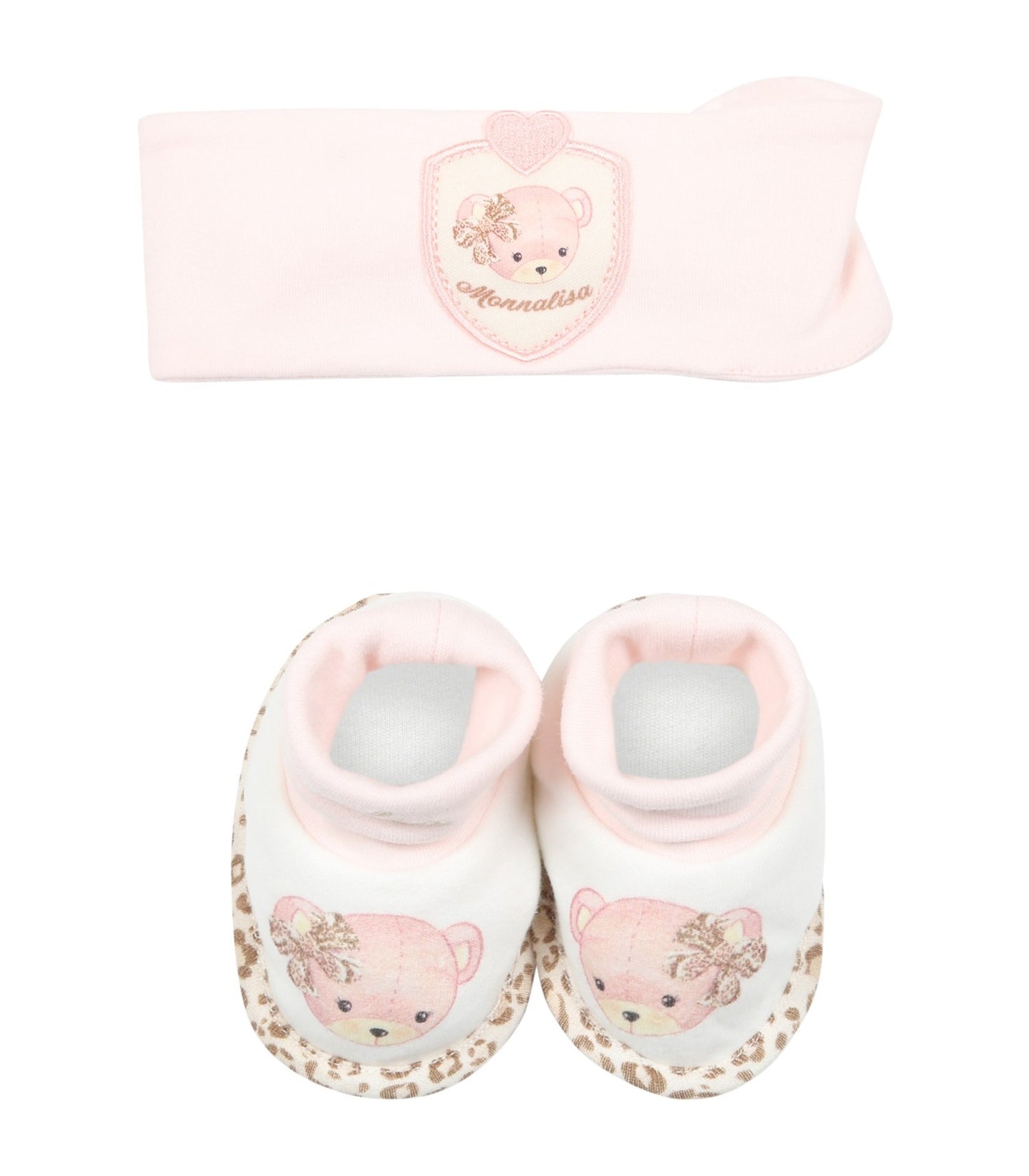 MONNALISA Baby Headband and Boots Set