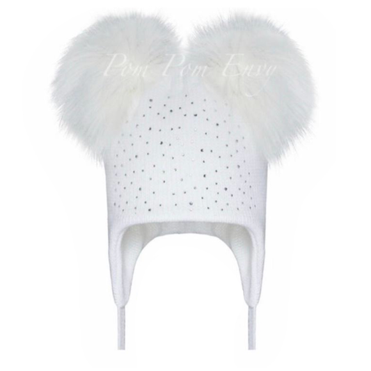 Pom Pom Envy Cream Hat