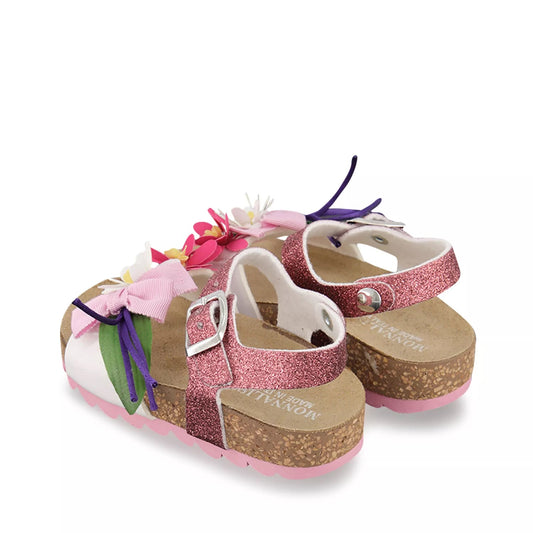 Monnalisa Floral Sandals