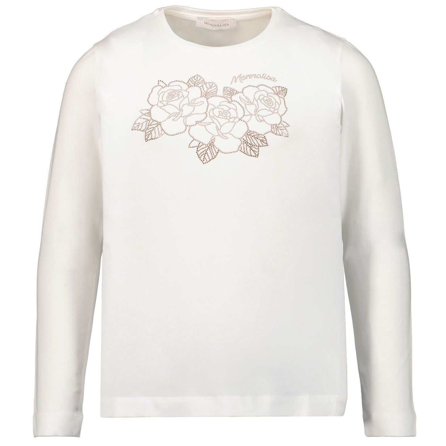 MONNALISA Gold Roses Top and Shorts