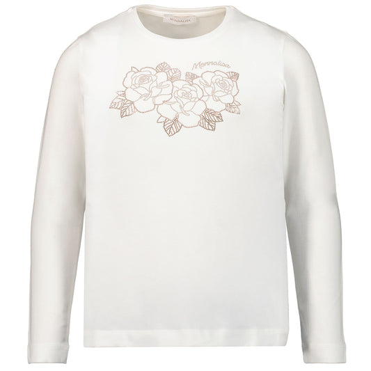 MONNALISA Gold Roses Top and Shorts