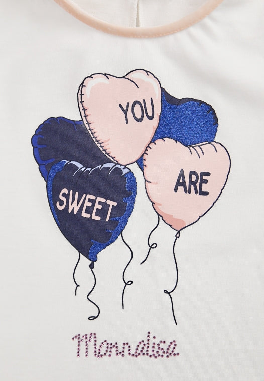 MONNALISA Balloons Tunic Top, Leggings and Headband